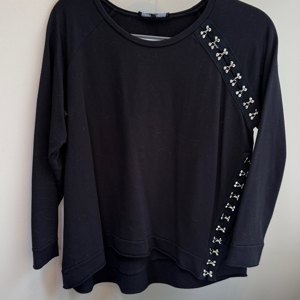 Generation Love Black Top with Silver Details